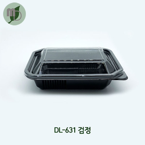 사각용기 DL-655 (구 DL-631) 검정 (600개)