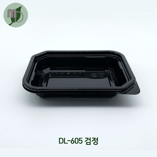 사각용기 DL-653 (구 DL-605) 검정 (700개)