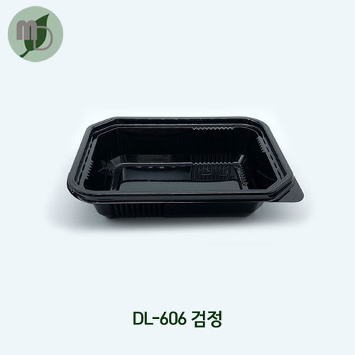 사각용기 DL-654 (구 DL-606) 검정 (700개)